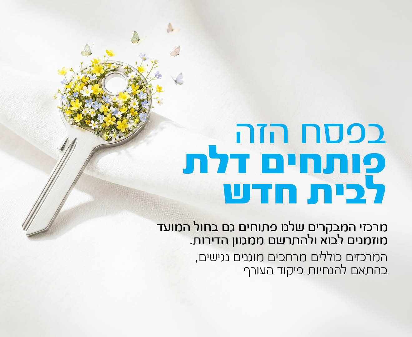 פתוחים גם בחוה"מ פסח